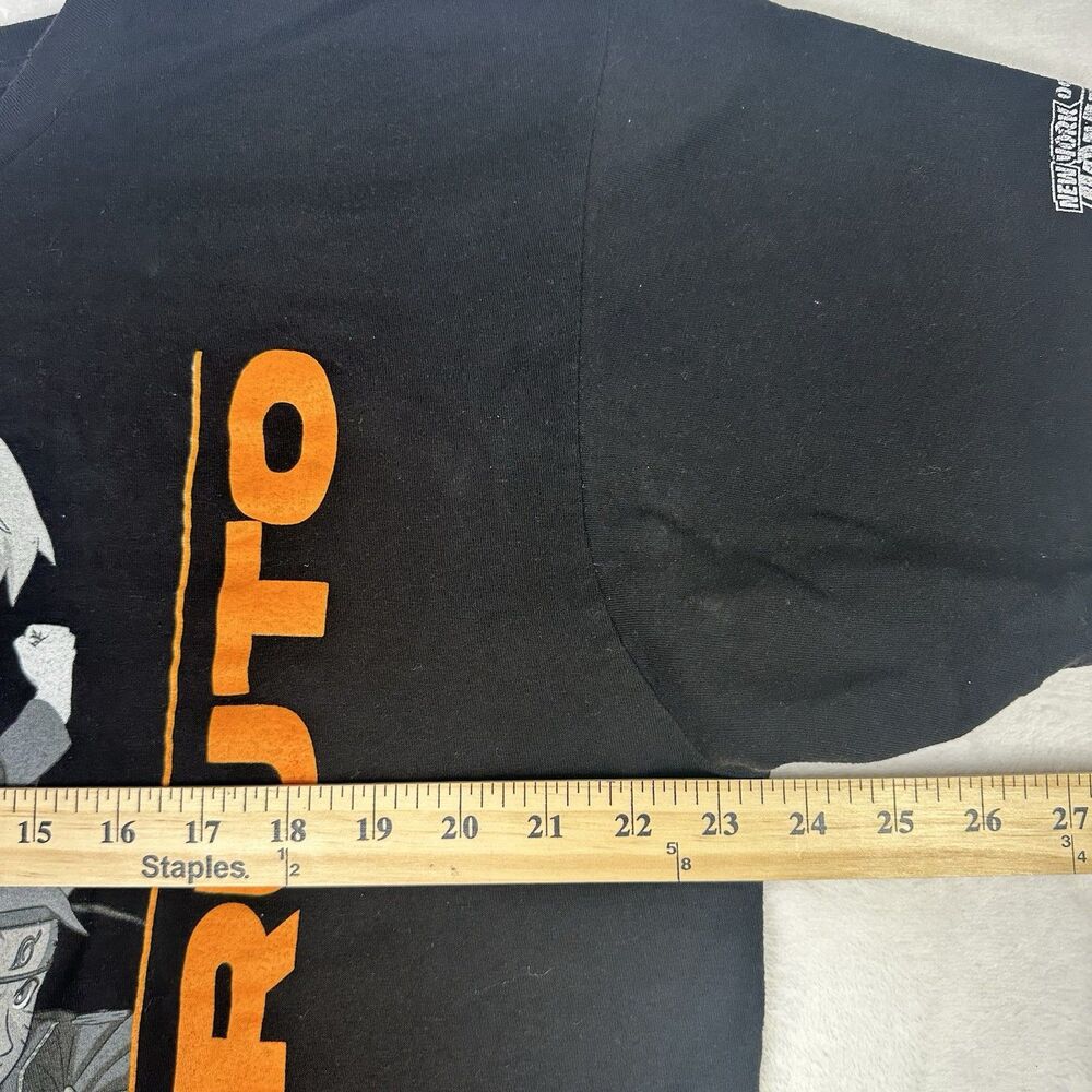 RARE Naruto 2022 New York Comic Con Exclusive Anime Graphic T-Shirt Black XL - Picture 6 of 7